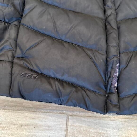 Black The North Face Womens 550 Puffer Vest Gilet - Picture 4 of 6